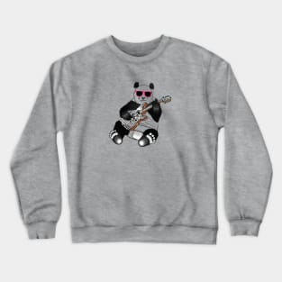 Panda playing guitar Crewneck Sweatshirt